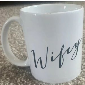 Coffee Mug with Cursive “Wifey”- Good Condition